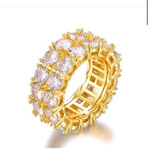 NEW Cocktail Ring Big Zircon Stone